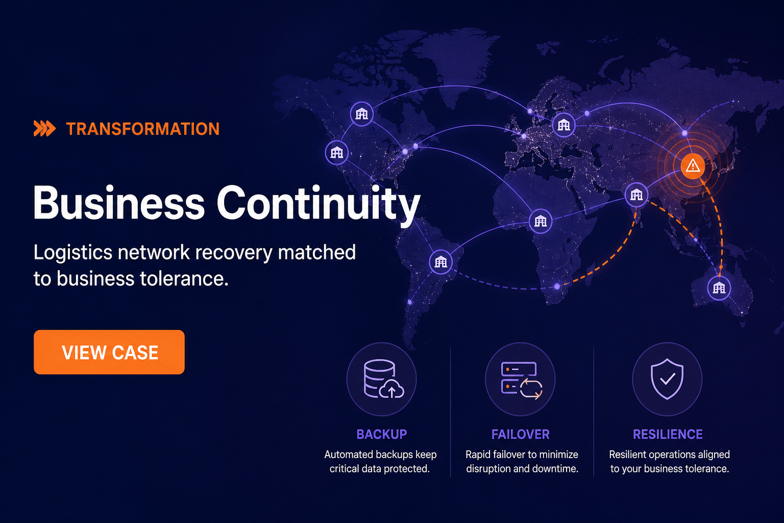 Business Continuity for Logistics Network